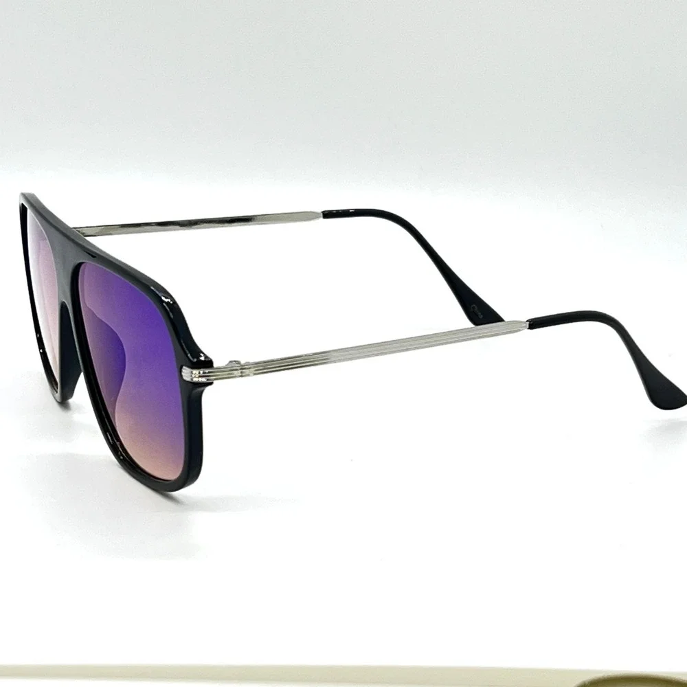 Aviator Sunglasses Mirrored Lens Fashion Sun Glasses Men Outdoor UV Protection‎